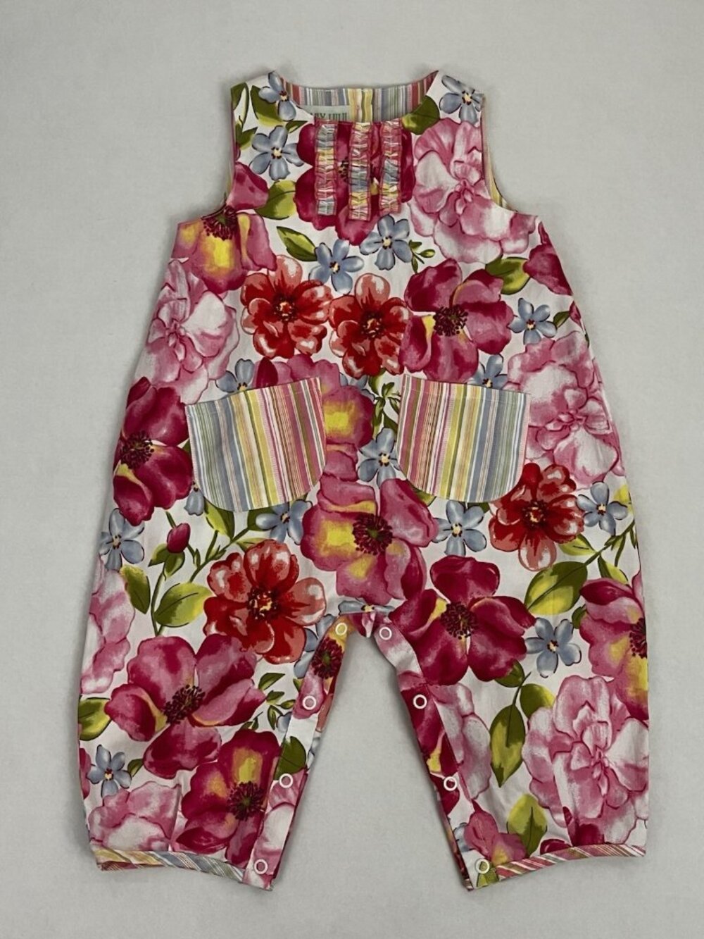 Baby Lulu Girl's 12 Months Floral Sleeveless Romper NWOT